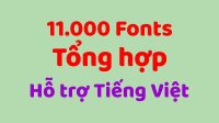 11 000 font tong hop Tieng Viet