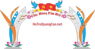 Mẫu cổng chào – trang trí đường phố 01