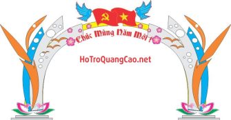 Mẫu cổng chào – trang trí đường phố 06