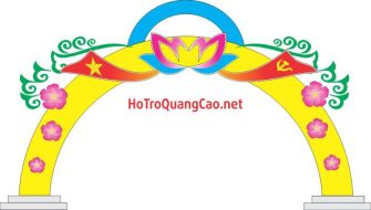 Mẫu cổng chào – trang trí đường phố 03