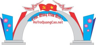 Mẫu cổng chào – trang trí đường phố 07