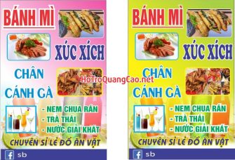 Ăn vặt bánh mỳ, xúc xích, chân gà, cánh gà 0003