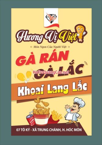 Ăn vặt gà rán, gà lắc, khoai tây lắc 0013