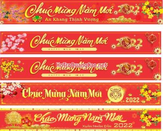 Băng rôn chúc mừng năm mới Tết 0005