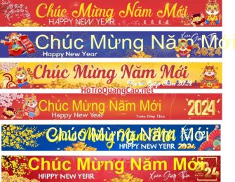 Băng rôn chúc mừng năm mới Tết 0007