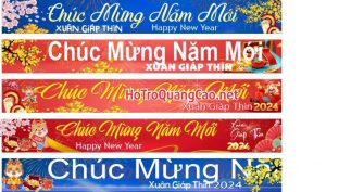 Băng rôn chúc mừng năm mới Tết 0008