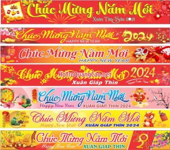 Băng rôn chúc mừng năm mới Tết 0012