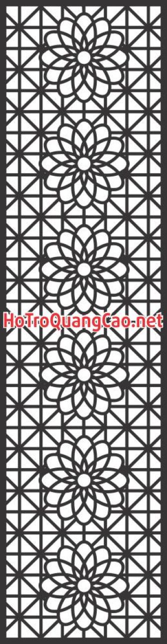 Họa tiết trang trí, hoa văn CNC 124