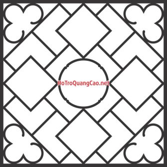 Họa tiết trang trí, hoa văn CNC 16