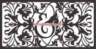 Họa tiết trang trí, hoa văn CNC 65