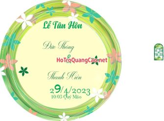 Khánh cưới, bảng tên, hoa cưới 0007