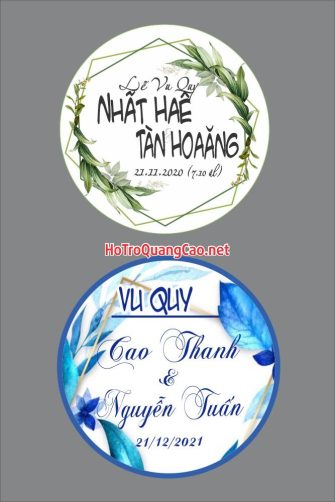 Khánh cưới, bảng tên, hoa cưới 0012