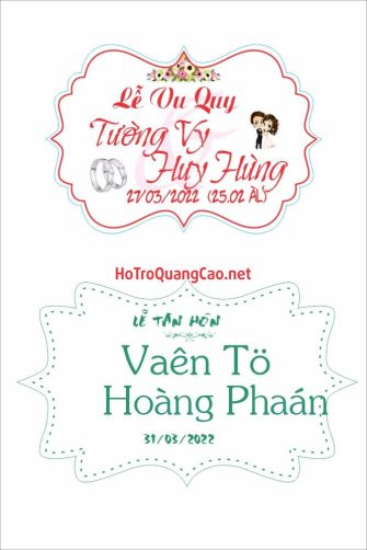 Khánh cưới, bảng tên, hoa cưới 0024