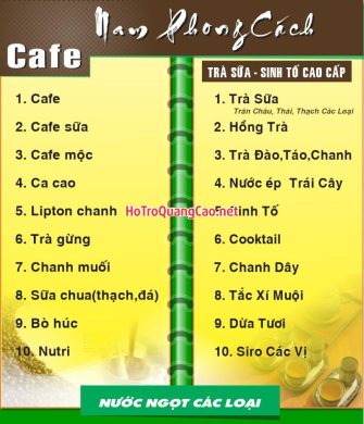 Menu, thực đơn 0029