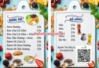 Menu, thực đơn 0052