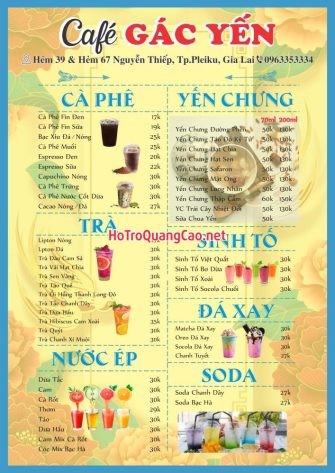 Menu, thực đơn 0059