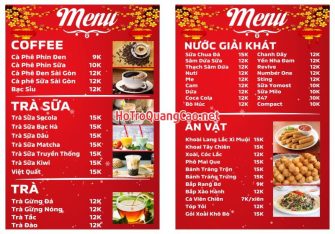 Menu, thực đơn 0065