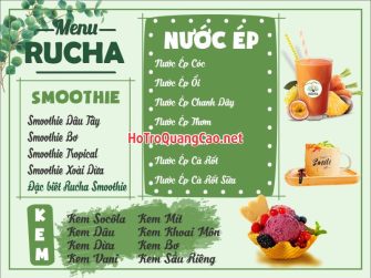 Menu, thực đơn 0072