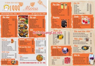 Menu, thực đơn 0078