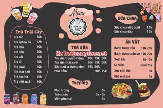 Menu, thực đơn 0100