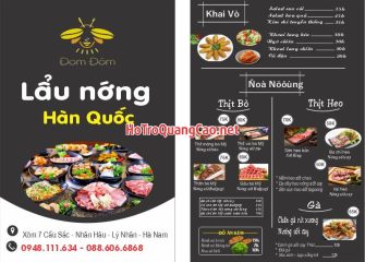 Menu, thực đơn 0104