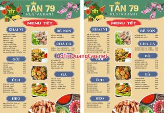 Menu, thực đơn 0105