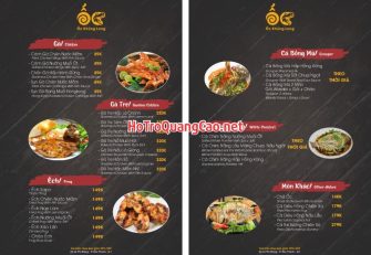 Menu, thực đơn 0106