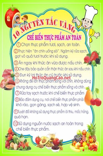 Nội quy nhà bếp mầm non 0004