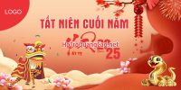 Phông nền chúc mừng năm mới, tiệc tất niên, Tết 2025 0041