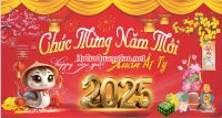 Phông nền chúc mừng năm mới, tiệc tất niên, Tết 2025 0120