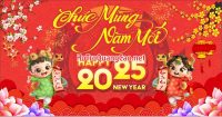 Phông nền chúc mừng năm mới, tiệc tất niên, Tết 2025 0132