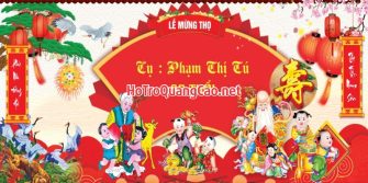 Phông nền lễ mừng thọ 0046