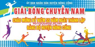 Phông nền thể thao bóng chuyền 0005