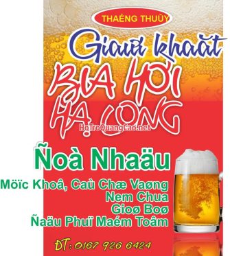 Quán bia, bia hơi Hạ Long, quán nhậu 0014