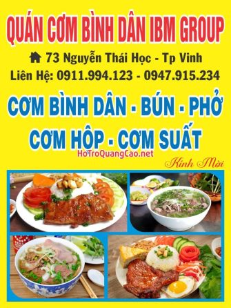 Quán cơm, bún, phở bình dân 0015