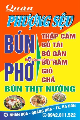 Quán cơm, bún, phở bình dân 0019