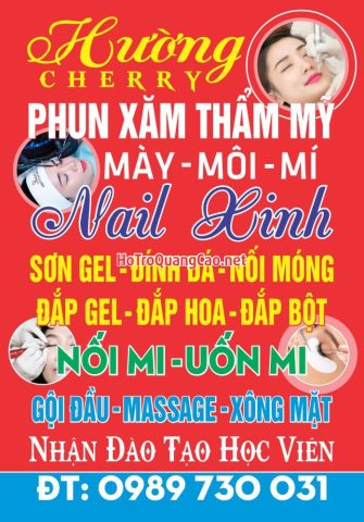 Spa, thẩm mỹ, nail, làm móng, phun xăm 0068