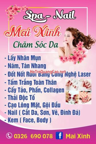 Spa, thẩm mỹ, nail, làm móng, phun xăm 0073