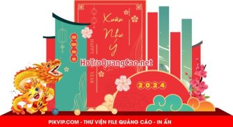 Tiểu cảnh, phông nền, backdrop chụp ảnh tết, chúc mừng năm mới 0006