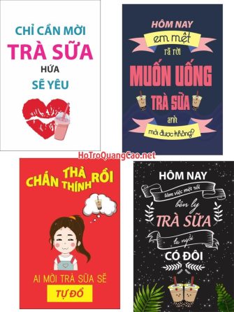 Tranh động lực 0050 – Trà Sữa