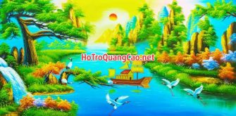 Tranh đồng quê, làng quê Việt Nam 0023