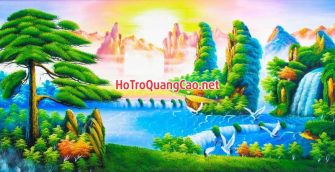 Tranh đồng quê, làng quê Việt Nam 0030