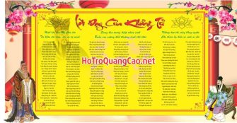 Tranh lời dạy của Đức Khổng Tử 0006