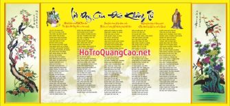 Tranh lời dạy của Đức Khổng Tử 0014