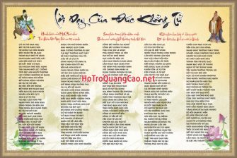 Tranh lời dạy của Đức Khổng Tử 0024