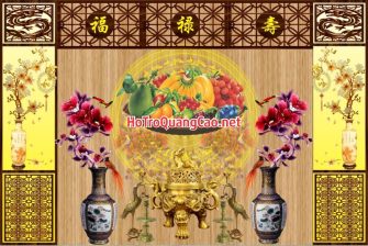 Tranh Phòng thờ, bàn thờ, gia tiên 0001