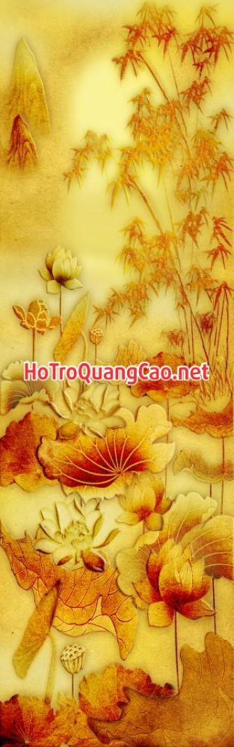 Tranh trúc chỉ, giả chỉ phòng thờ 0003