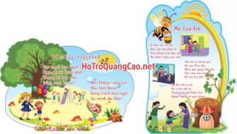 Tranh tường, trang trí mầm non 0042