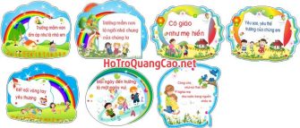 Tranh tường, trang trí mầm non 0044