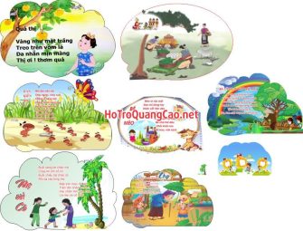 Tranh tường, trang trí mầm non 0052